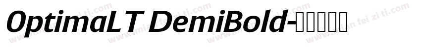 0ptimaLT DemiBold字体转换